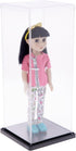 ExpoCase Plastic Folding Display Cover for Dolls, 6.625" W x 6.625" D x 17.375" H