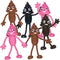 ArtCreativity Bendable Poop Toys - Set of 12 Flexible Poop Figures for