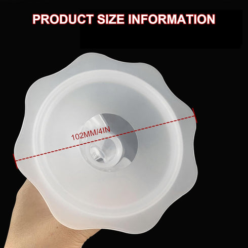 HYROOY 102MM Upgraddes Silicone Breast Pumps Flange Cushions Comfortable Massage Pad Breastfeeding for Nursing Mother