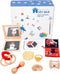 Adena Montessori Play Kit for 3-4 Months Baby,8 in 1 Wooden Learning