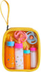 Magic Disappearing Milk and Juice Bottles - 6 Pieces Pretend Play Feeding Toy Set with Pacifiers