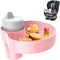 Kids Car Seat Cup Holder Snack Tray - Toddler Travel Essentials for