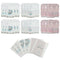 WOOWME 30 Pcs Disposable Bibs, Individually Packaged with Catcher and Leakproof Liner for