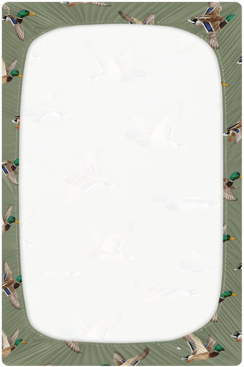 Caihoyu 39x27in Fitted Crib Sheets for Baby Boys or Girls Soft Breathable Baby Play Yard Sheet for Standard Size Crib