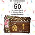 50 Pack Housewarming Scratch Off Game - Wood Grain Key Scratch Card for Rustic New Home Party