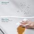 3-in-1 Anti Roll Diaper Changing Pad Mat with Swaddle Strap Portable Waterproof Foldable Travel Station Built