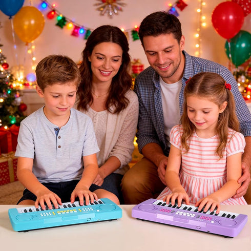 37 Set 3-7 (2PCS, Keyboard Piano for Kids, BIGFUN Keys Toddler Piano Multifunction Music Educational Instrument Toy