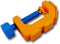 1/64 Scale Track C Clamp Mount by SpeedFreakCNC, Compatible with Hot Wheels & Matchbox Track Sets