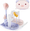 VOOWO Baby Bottle Brush & Drying Rack, Portable Travel Kit - Silicone