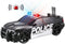 Police Car Toy Plastic Pursuit Rescue Vehicle with Sirens Sound and Light for Kids, Toddlers, Boys 1:20 Scale