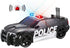 Police Car Toy Plastic Pursuit Rescue Vehicle with Sirens Sound and Light for Kids, Toddlers, Boys 1:20 Scale