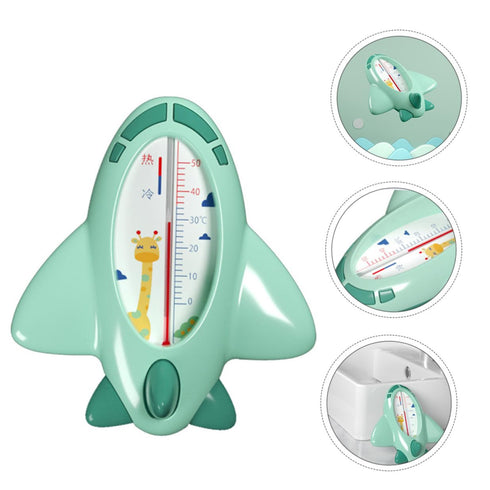 TIDTALEO Bath Thermometer Floating Water Temperature Gauge for Newborns Boys Safe Bath in Green with Accurate Celsius