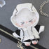 niannyyhouse 10cm Plush Doll Clothes, Black and White Color Blocked Hoodie Pants Doll Accessories