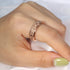 Set 8 OreilleStar Anxiety Ring for Women Spinner Ring Fidget Ring Fidget Toys Adults Fidgit Ring Stainless Steel Thumb