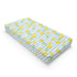 KuphiL10C Summer Girls-16x32 Lemon Leaves Stripes Pattern Baby Changing Pad Cover, Unisex Fruits Nursery Diaper
