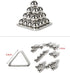 15 Pcs Brain Teaser Metal Puzzle, Unlock Interlock IQ Test Game, Magic Trick Toy Gift for Kids and Adults