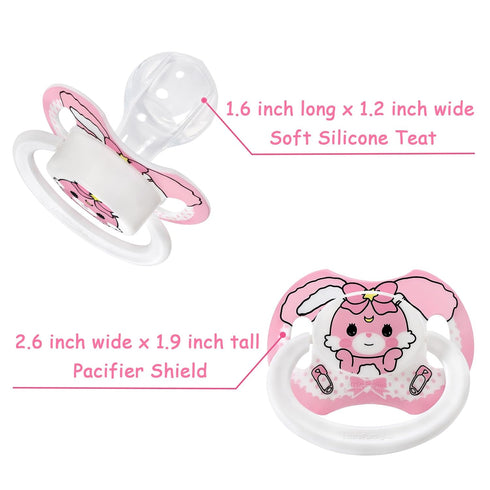 Usagi Pattern Adult Pacifier - Bigshield Generation-II for Comfort
