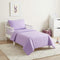 EVERYDAY KIDS 4 Piece Toddler Bedding Set - Includes Comforter, Flat Sheet,