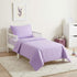 EVERYDAY KIDS 4 Piece Toddler Bedding Set - Includes Comforter, Flat Sheet,
