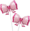 Pink Bowtie Foil Balloon for Baby Shower, Kids Mouse Theme Party Decoration, Wedding