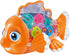 Nenekal Transparent Electric Gear Gold Fish Toddler Toys - Music & Lights with Bump and Go Technology for Babies Tummy