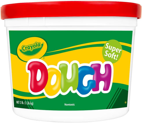 Crayola Dough - Red (3lb), Bulk Modeling Dough for Kids, Clay Alternative, Resealable Tub, Ages 3+, Great for Kids Arts & Crafts by Crayola