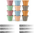 PandaEar 12 Pack Silicone Baby Food Storage Containers, 4 oz Reusable Small Snack Containers Freezer Storage with Airtight Lids Leak Proof for Infants Kids Babies, Microwave & Dishwasher Safe