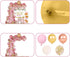 Generic 1st Baby Girl Birthday Decorations Supplies - Balloon Boxes, Pink Gold Balloons Garland Arch KitParty Backdrop