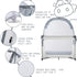 L RUNNZER Pack Pack (39.6" 27.6" 49.2" N Play Tent, Baby Pop Up Crib Tent to Keep Baby in, Crib Net for and Plays, Mini
