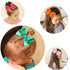 Oaoleer Hair Bows, 30 Colors 4 Inch Grosgrain Ribbon Bows with Alligator Clips for Girls and Kids