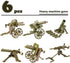 Military Weapons Pack, WW2 Army Gear Kit, Bricks Accessories Set for Soldier Figures, Compatible with Major Brands