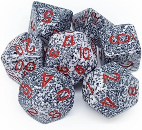 Chessex CHX25320 Speckled Dice - 7Pc Granite Set