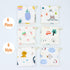 Muslin Baby Washcloths Set, 6-Pack, 6-Layer Natural Cotton Infant Face Towel, Reusable Wipes 11.8 x 11.8 inches