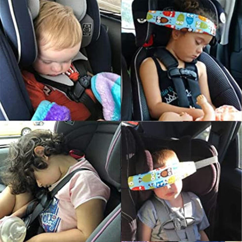 AISIBO 2PCS Baby Head Support for Car Seat, Baby Car seat Head Support, Straps Pillow Support Ban, Head Band Strap