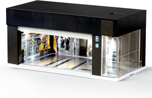 MOCBURIKU 1/64 Scale Diecast Display Case for Hot Wheel Storage with LED Lights,