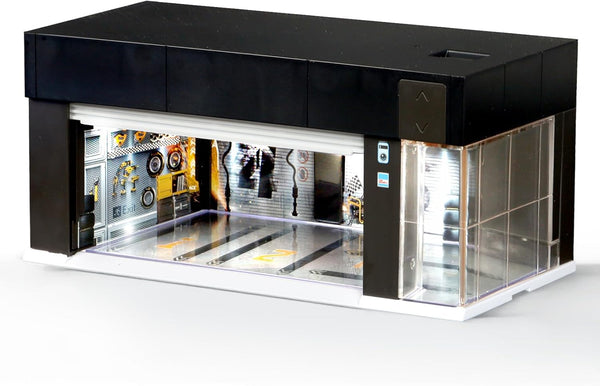 MOCBURIKU 1/64 Scale Diecast Display Case for Hot Wheel Storage with LED Lights,