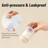 6pcs 6oz Phanpy Breast Milk Storage Bottles with Handwriting Stickers, Breastmilk Storage Containers for Fridge, Wide