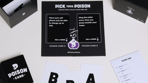 PICK YOUR POISON Party Game - FAMILY Expansion - 100 New Cards for All Ages, Fun Parties & Game Night