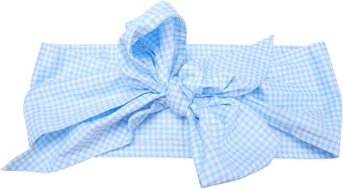 VGEBY Newborn Swaddle Sash, Maternity Bow Sash, Infant Blanket Swaddling Blankets (light blue plaid)