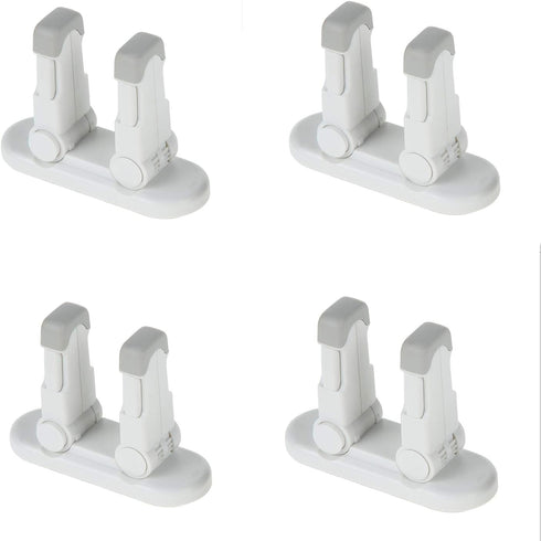 GoLcs 4-Pack 3M (4 pack) Improved Childproof Door Lever Lock Prevents Toddlers From Opening Doors. Durable ABS
