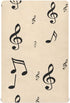 Gravopti Music Notes Crib Sheets for Girls and Boys, Soft Breathable Cotton Crib