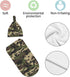 Sozzjile Set, Camo Baby Stuff Swaddle Blanket with Headband and Beanie Newborn Swaddle Sacks Infant Shower Gift
