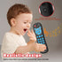 Baby Remote Control Toy for 1 Year Old Boys Girls, Realistic Toddler TV Remote with Music & Light, Early Education