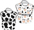 Bibs Cute Baby Stuff 2Packs for 6-24 Months Waterproof Washable Fabric
