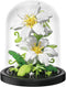 Jollcnoia Lily Bloom Home Bouquets Dust Cover Set Building Toy Creative Assembly Bonsai