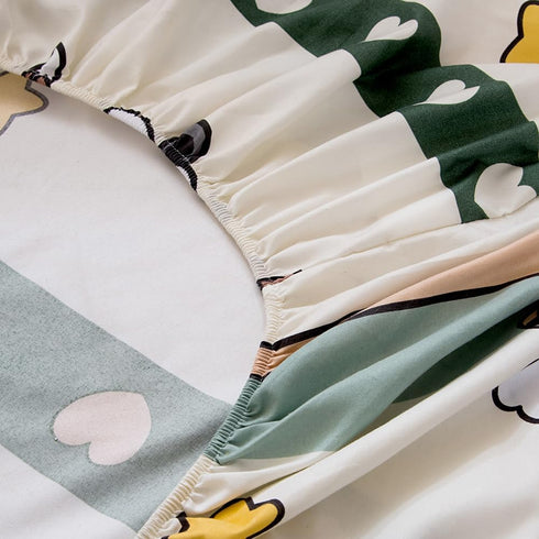 Girls,2 Pack Soft Animals Printed Crib Sheet for Boys Crib Mattress Sheet or Toddler Bed Sheet, Baby Fitted Crib Sheet