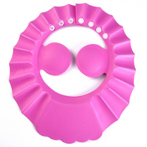 3 Pcs Cute Kids Adjustable Shampoo Bathing Shower Cap Hat, Wash Hair Shield