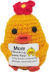 Funny Crochet Handmade Emotional Ducks Gifts for Mom Mothers Day Mental Support