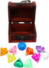 balacoo 1 Set Mini Pirate Treasure Chests - Vintage Pirate Jewelry Storage Box with Lock and Jewels Crafting Children's