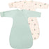 Organic Cotton Transitional Baby Swaddle Sleep Sacks Arms Up Length Sleeves Mitten